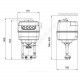 Электропривод 3-х позиц/аналоговый AME 655 230В Danfoss 082G3443