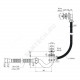 Слив-перелив для ванны трубный с пробкой 1 1/2