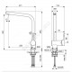 Смеситель для кухонной мойки одноручный CERALOOK Ideal Standard BC174AA .