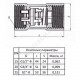 Клапан обратный латунь осевой КОП Ду 20 Ру16 ВР 3/4