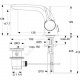 Смеситель для умывальника ручка сбоку одноручный MELANGE Ideal Standard A4258AA