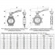 Затвор дисковый поворотный чугун VFY-LH(SYLAX) Ду 300 Ру16 межфл с рукояткой диск нерж манжета EPDM Danfoss 065B7438