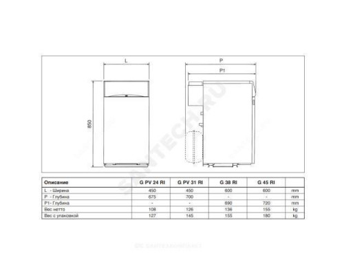 Котел газовый 45 кВт Unobloc Ariston 3300020