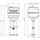 Электропривод 3-х позиц AME 685 24В Danfoss 082G3500