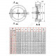 Клапан обратный чугун 2/створ CB3449 Ду 250 Ру16 Тмакс=110 оС межфл створки нерж Tecofi CB3449-EPA0250