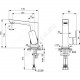 Смеситель для умывальника ручка сбоку одноручный Tonic II Ideal Standard A6333AA