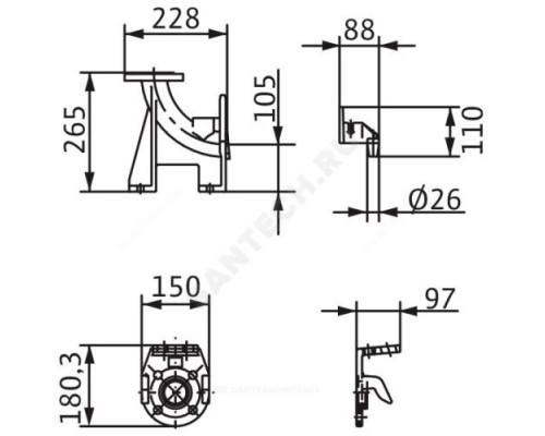 Устройство погружного монтажа DN40/2RK Wilo 2057179