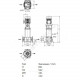 Насос многоступенчатый вертикальный HELIX FIRST V 1604-5/25/E/S/400-50 PN16 3х400В/50 Гц Wilo 4200988