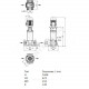 Насос многоступенчатый вертикальный HELIX FIRST V 1607-5/25/E/S/400-50 PN16 3х400В/50 Гц Wilo 4200997