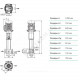 Насос многоступенчатый вертикальный HELIX FIRST V 1609-5/25/E/KS/400-50 PN25 3х400В/50 Гц Wilo 4201001