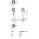 Насос многоступенчатый вертикальный HELIX FIRST V 1611-5/25/E/KS/400-50 PN25 3х400В/50 Гц Wilo 4201005