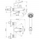 Смеситель для ванны с душем одноручный NEXT Vidima BA371AA