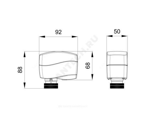 Электропривод 3-х позиц AMV 130H 230В Danfoss 082H8041