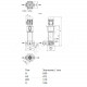 Насос многоступенчатый вертикальный HELIX V 405-2/25/V/KS/400-50 PN25 3х400В/50 Гц Wilo 4160552