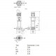 Насос многоступенчатый вертикальный HELIX V 409-2/25/V/KS/400-50 PN25 3х400В/50 Гц Wilo 4160556