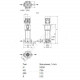 Насос многоступенчатый вертикальный HELIX V 416-2/25/V/KS/400-50 PN25 3х400В/50 Гц Wilo 4160562