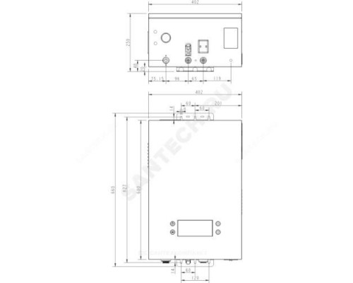 Котел электрический Tesla 6-12 Wi-Fi 12 кВт 220/380В THERMEX ЭдЭБ02792