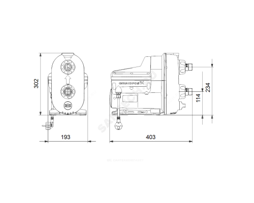 Станция насосная SCALA2 3-45 Grundfos 99027073