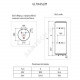 Водонагреватель электрический накопительный 30 л 2 кВт IU 30 V THERMEX SpT070826