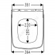 Сиденье для унитаза дюропласт микролифт Dama Senso Roca ZRU9302820