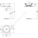 Умывальник мебельный STRADA 42 без отверстия под смеситель Ideal Standard K078301