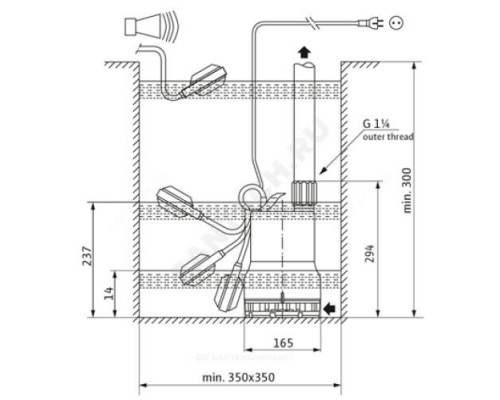 Насос дренажный TM 32/7 Wilo 4048412