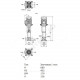 Насос многоступенчатый вертикальный HELIX V 1601-2/25/V/KS/400-50 PN25 3х400В/50 Гц Wilo 4150660