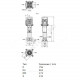 Насос многоступенчатый вертикальный HELIX V 1602-2/25/V/KS/400-50 PN25 3х400В/50 Гц Wilo 4150661