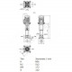 Насос многоступенчатый вертикальный HELIX V 1603-2/25/V/KS/400-50 PN25 3х400В/50 Гц Wilo 4150662