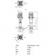 Насос многоступенчатый вертикальный HELIX V 1609-2/25/V/KS/400-50 PN25 3х400В/50 Гц Wilo 4150668