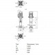 Насос многоступенчатый вертикальный HELIX V 1612-2/25/V/KS/400-50 PN25 3х400В/50 Гц Wilo 4150671