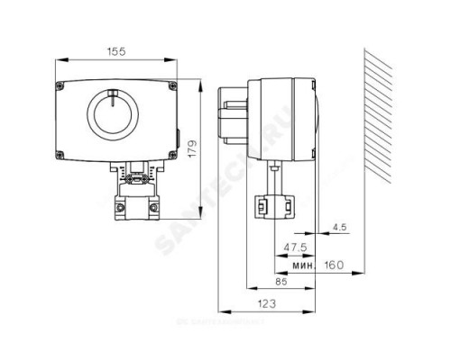 Электропривод 3-х позиц AMV 25 SD 230В Danfoss 082H3037