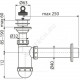 Сифон для умывальника бутылочный 1 1/4