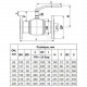 Кран шаровой сталь 09Г2С JIP-FF Ду 200 Ру25 фл L=600мм Danfoss 065N0955G