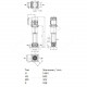 Насос многоступенчатый вертикальный HELIX VE 3605-2/16/V/KS/2G PN16 3х400В/50 Гц Wilo 4166254
