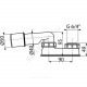 Сифон для ванны плоский с переходной трубкой 10гр. 40/50 Alca Plast A533-DN50