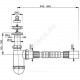 Сифон для умывальника бутылочный 1 1/4