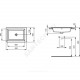 Умывальник мебельный STRADA 59 без отверстия под смеситель Ideal Standard K078001