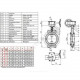 Затвор дисковый поворотный чугун VPI4449-08EP Ду 200 Ру16 межфл с редуктором диск нерж манжета EPDM Tecofi VPI4449-08EP0200