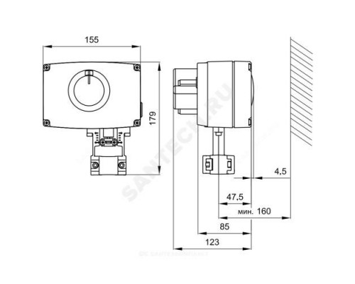 Электропривод 3-х позиц AMV 438 SU 230В Danfoss 082H0123