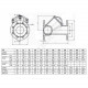 Клапан обратный чугун шаровой 400D Ду 125 Ру16 Тмакс=70 оС фл шар сталь Zetkama 400D125C55