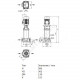 Насос многоступенчатый вертикальный HELIX FIRST V 204-5/25/E/S/400-50 PN25 3х400В/50 Гц Wilo 4201024