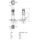 Насос многоступенчатый вертикальный HELIX FIRST V 205-5/25/E/S/400-50 PN25 3х400В/50 Гц Wilo 4201027