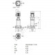 Насос многоступенчатый вертикальный HELIX FIRST V 206-5/25/E/S/400-50 PN25 3х400В/50 Гц Wilo 4201030