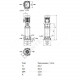 Насос многоступенчатый вертикальный HELIX FIRST V 207-5/16/E/S/400-50 PN16 3х400В/50 Гц Wilo 4201031