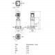 Насос многоступенчатый вертикальный HELIX FIRST V 207-5/25/E/S/400-50 PN25 3х400В/50 Гц Wilo 4201033