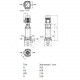 Насос многоступенчатый вертикальный HELIX FIRST V 209-5/16/E/S/400-50 PN16 3х400В/50 Гц Wilo 4201037