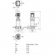 Насос многоступенчатый вертикальный HELIX FIRST V 210-5/25/E/S/400-50 PN25 3х400В/50 Гц Wilo 4201042