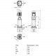 Насос многоступенчатый вертикальный HELIX FIRST V 211-5/16/E/S/400-50 PN16 3х400В/50 Гц Wilo 4201043