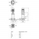 Насос многоступенчатый вертикальный HELIX FIRST V 211-5/25/E/S/400-50 PN25 3х400В/50 Гц Wilo 4201045